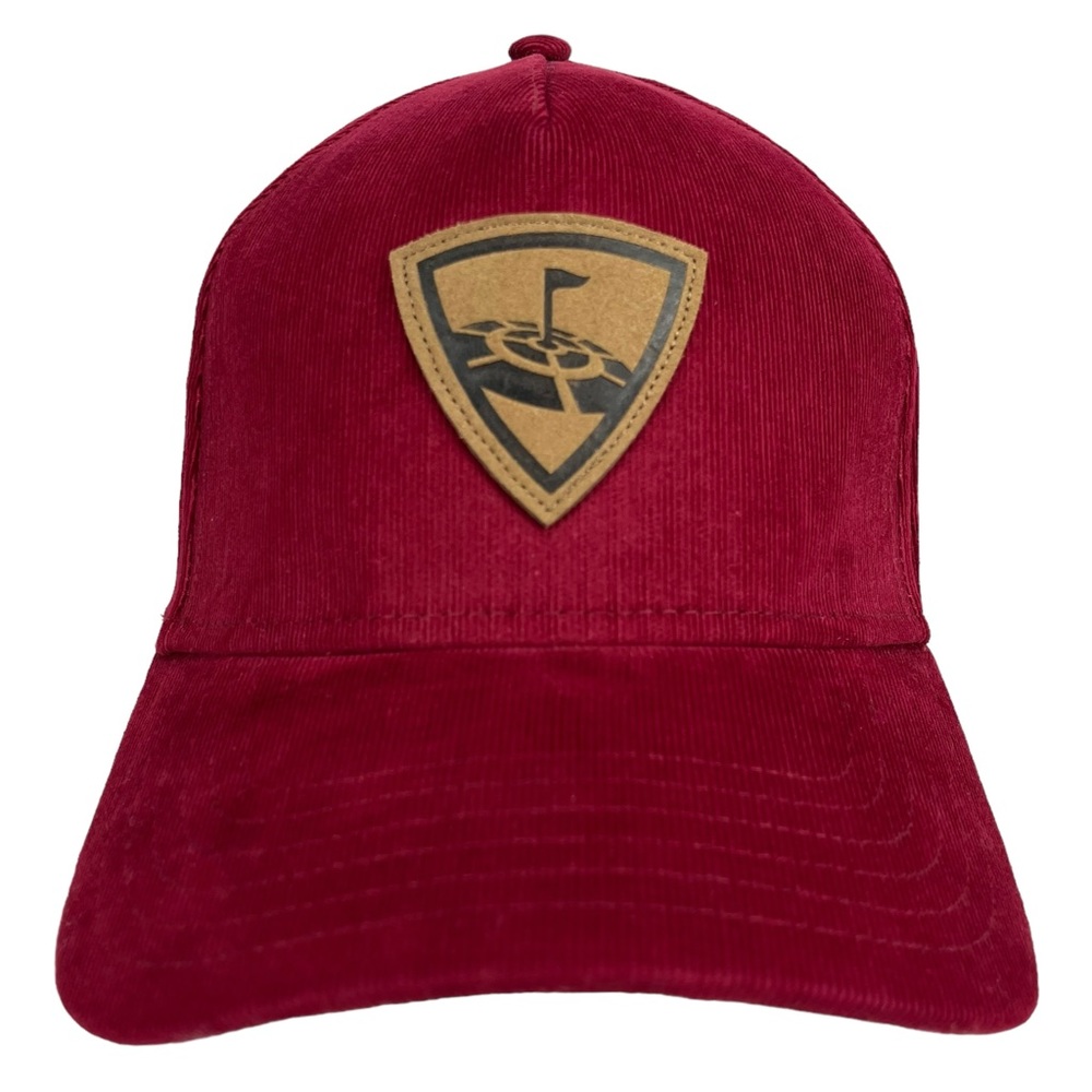 Top Golf Las Vegas Burgundy Corduroy Snapback Hat‎